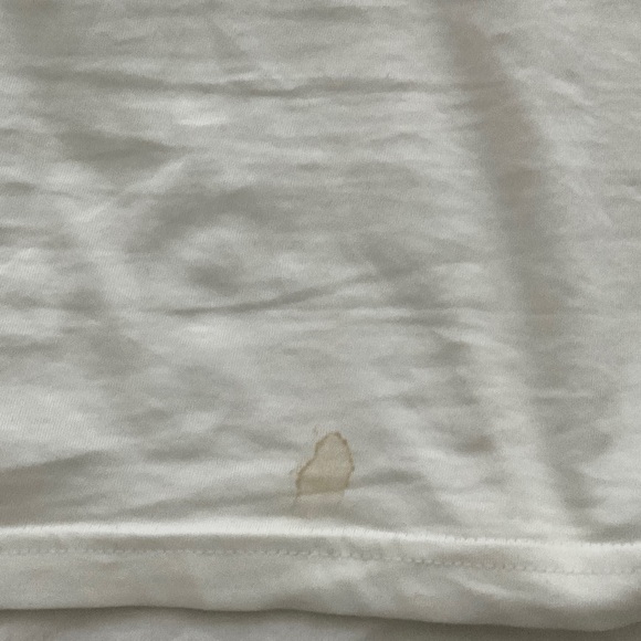 Moschino White Tee with Red and Black Graphic - Picture 7 of 7